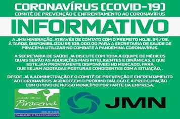 Foto - ORIENTAÇÕES DIVERSAS NO COMBATE AO COVID-19